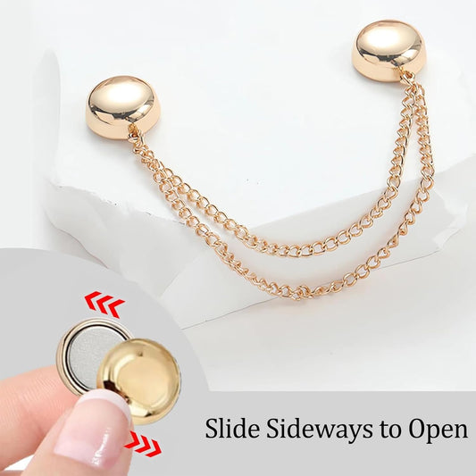FJW magnetic clips strong hold demonstration on fabric