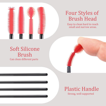 FJW sewing machine brush demonstrating cleaning use