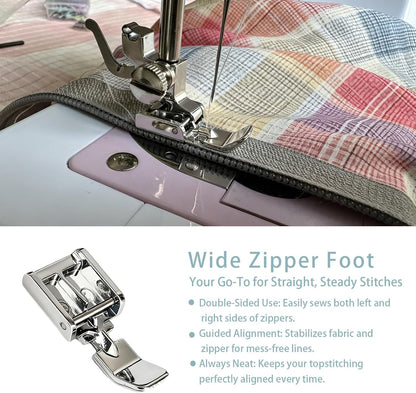 Zipper Presser Foot Set 4 Pcs