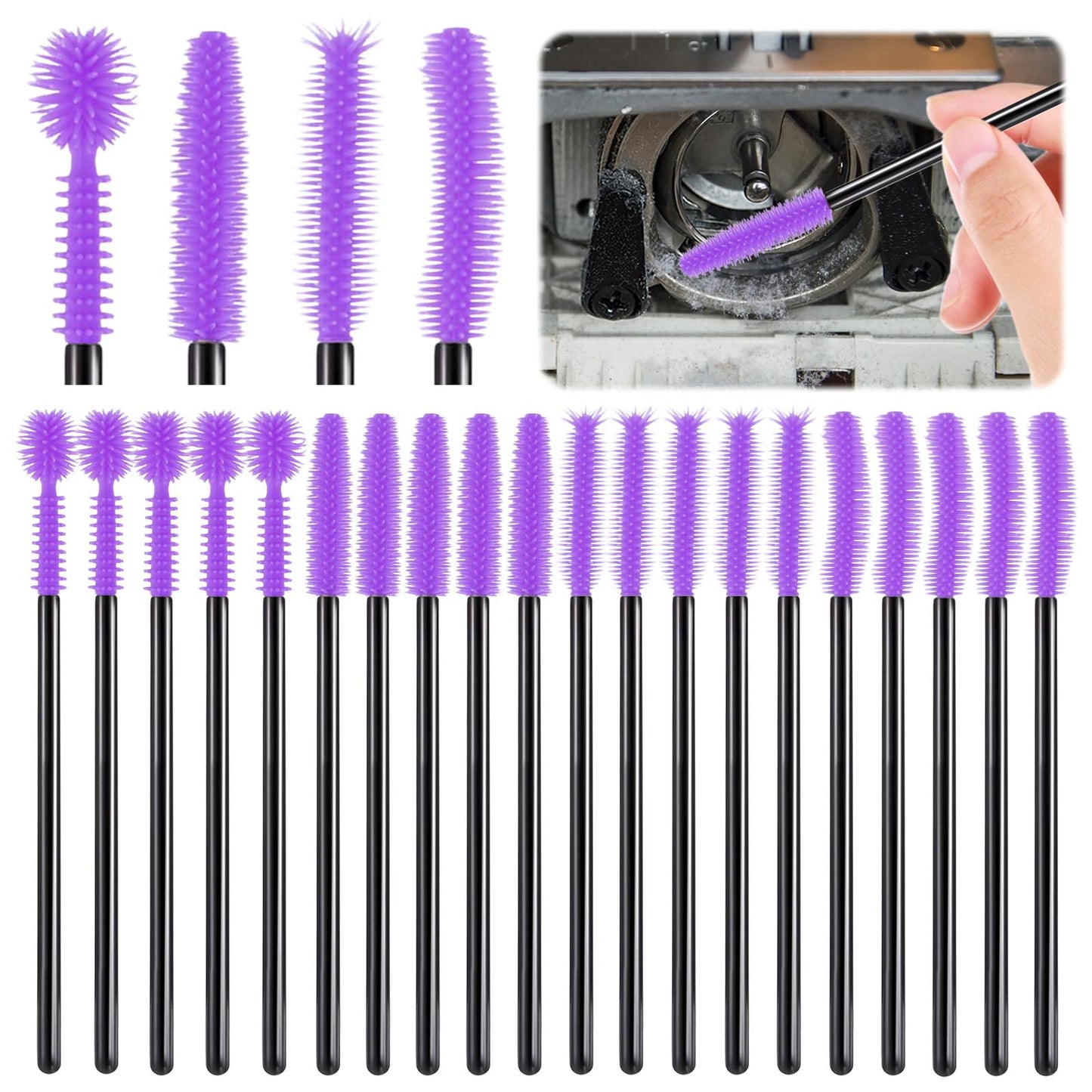 FJW silicone sewing machine cleaning brush complete package