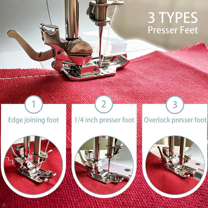 Multipurpose Presser Foot Set 3 Pcs