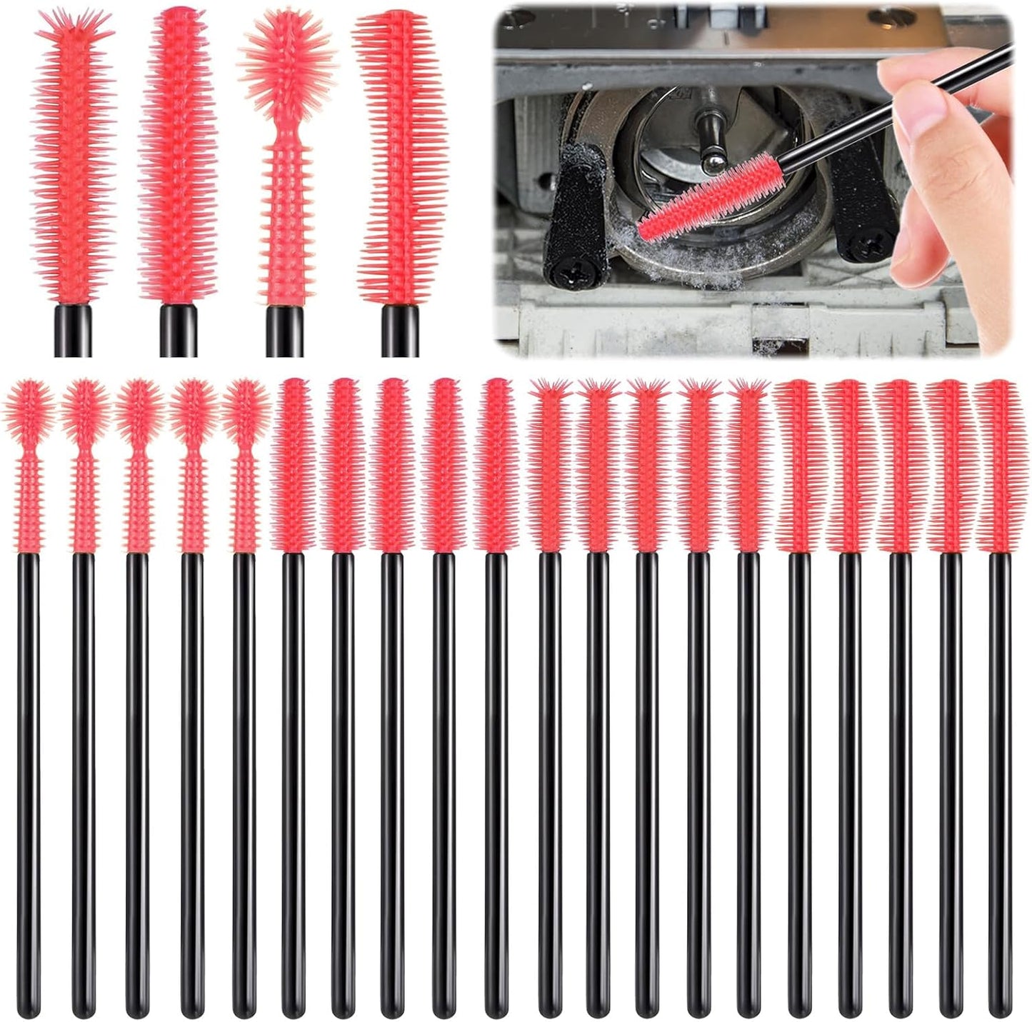FJW silicone sewing machine cleaning brush set - main product image